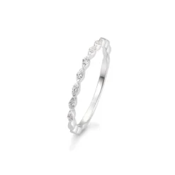 Saint Maurice – Eternity Fantasy Ring I hvitt Gull Med Diamanter 0,105 ct