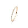 Saint Maurice – Eternity Fantasy Ring I Rose Gull Med Diamanter 0,105 ct