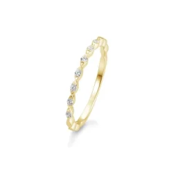 Saint Maurice – Eternity Fantasy Ring I Gult Gull Med Diamanter 0,105 ct
