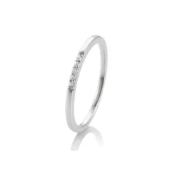 Saint Maurice – Eternity Ring I Hvitt Gull Med Diamanter 0,038 ct