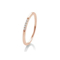 Saint Maurice – Eternity Ring I Rose Gull Med Diamanter 0,038 ct