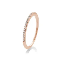 Saint Maurice – Eternity Ring I Rose Gull Med Diamanter 0,112 ct