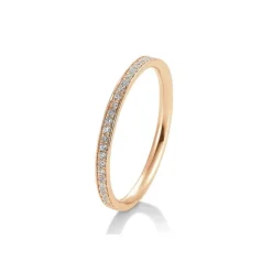 Saint Maurice – Eternity Ring I Rose Gull Med Diamanter 0,165 ct
