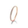 Saint Maurice – Eternity Ring I Rose Gull Med Diamanter 0,26 ct