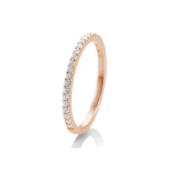 Saint Maurice – Eternity Ring I Rose Gull Med Diamanter 0,26 ct