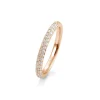 Saint Maurice – Eternity Ring I Rose Gull Med Diamanter 0,30 ct