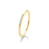 Saint Maurice – Eternity Ring I Gult Gull Med Diamanter 0,038 ct