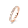 Saint Maurice – Eternity Ring I Rose Gull Med Diamanter 0,40 ct