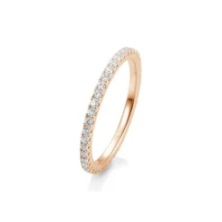 Saint Maurice – Eternity Ring I Rose Gull Med Diamanter 0,456 ct