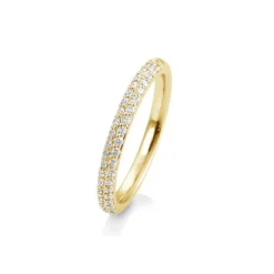 Saint Maurice – Eternity Ring I Gult Gull Med Diamanter 0,30 ct