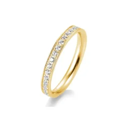 Saint Maurice – Eternity Ring I Gult Gull Med Diamanter 0,40 ct
