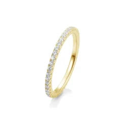Saint Maurice – Eternity Ring I Gult Gull Med Diamanter 0,456 ct