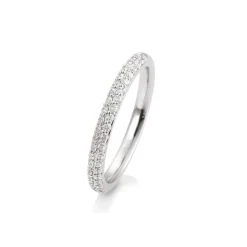 Saint Maurice – Eternity Ring I Hvitt Gull Med Diamanter 0,30 ct