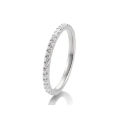 Saint Maurice – Eternity Ring I Hvitt Gull Med Diamanter 0,36 ct