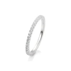 Saint Maurice – Eternity Ring I Hvitt Gull Med Diamanter 0,456 ct