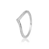 Saint Maurice – Eternity V Ring I Hvitt Gull Med Diamanter 0,125 ct