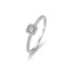 Saint Maurice – Fantasy Pavé Ring i hvitt gull med diamanter 0,22 ct.