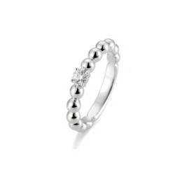 Saint Maurice – Sphere kulering i hvitt gull med 0,20 ct. diamant
