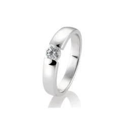 Saint Maurice – Tension enstens diamantring i hvitt gull – 0,30 ct.