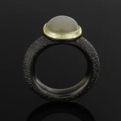Søderlund Design – Måne R1 Ring med sølv og gull