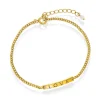 Serenity by Gulldia – Belive in Love armbånd i forgylt sølv og rosenkvarts