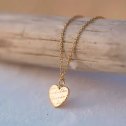 Serenity by Gulldia – Belive in Love halssmykke i forgylt sølv med rosenkvarts