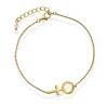 Serenity by Gulldia – Femme armbånd i forgylt sølv med rosenkvarts