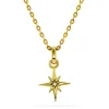 Serenity by Gulldia – Guiding Star halssmykke i sølv, rosenkvarts