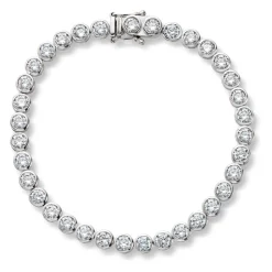 Silver by Frisenberg – Armbånd i sølv med zirkoniasteiner
