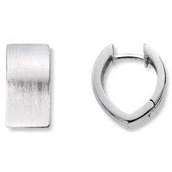 Silver by Frisenberg – Brede creoler i sølv