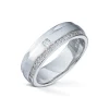 Silver by Frisenberg – Bred ring i sølv med zirkonia