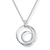 Silver by Frisenberg – Halssmykke i sølv med cubic zirkonia, sirkler