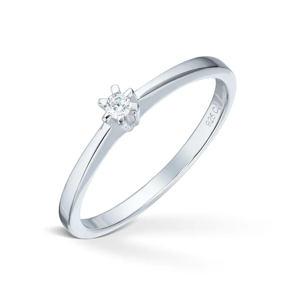 Silver by Frisenberg – Ring i sølv med cubic zirkonia