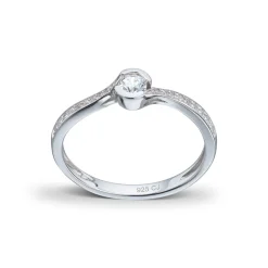 Silver by Frisenberg – Ring i sølv med cubic zirkonia