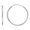 Silver by Frisenberg – Store øreringer i sølv – 45 mm/2 mm