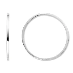 Silver by Frisenberg – Store øreringer i sølv – ca 4 cm i diameter