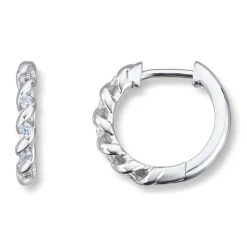 Silver by Frisenberg – Tvunnet øreringer i sølv – 15 mm