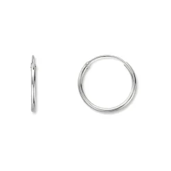 Silver by Frisenberg – Tynne øreringer i sølv – 20 mm i diameter
