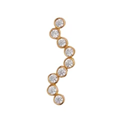 Stine A Jewelry – Midnight Sparkle Earring Gold – Right