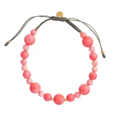 Stine A Jewelry – Cherie Bon Bon armbånd med koraller