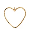 Stine A Jewelry – Funky Heart anheng i forgylt sølv
