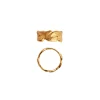 Stine A Jewelry – Golden Splash Lava Ring