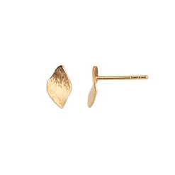 Stine A Jewelry – Petit Ile De L’Amour ørepynt i forgylt sølv