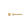 Stine A Jewelry – PETIT LOVE HEART – Ørepynt i forgylt sølv