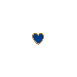 Stine A Jewelry – Petit Love Heart Cobalt Blue Enamel