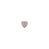 Stine A Jewelry – Petit Love Heart Purple Sorbet Enamel Gold