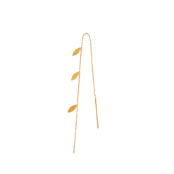 Stine A Jewelry – Three Leaves Earring Piece Gold