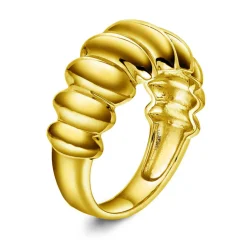 Studio by Gulldia – Belt ring i forgylt sølv