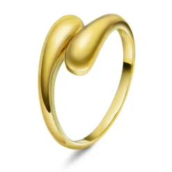 Studio by Gulldia – Edge ring i forgylt sølv