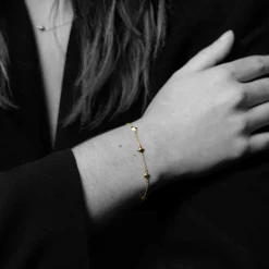 Studio by Gulldia – Rebel armbånd i forgylt sølv